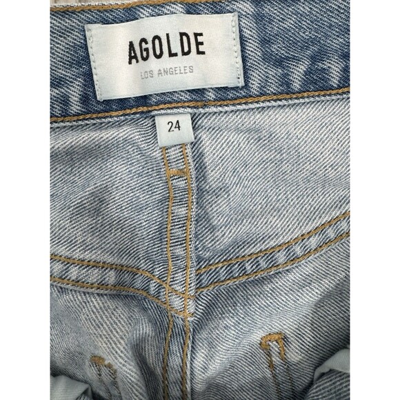 Agolde 90s mid rise loose fit jeans in Fallout wash Size 24 - Picture 7 of 10